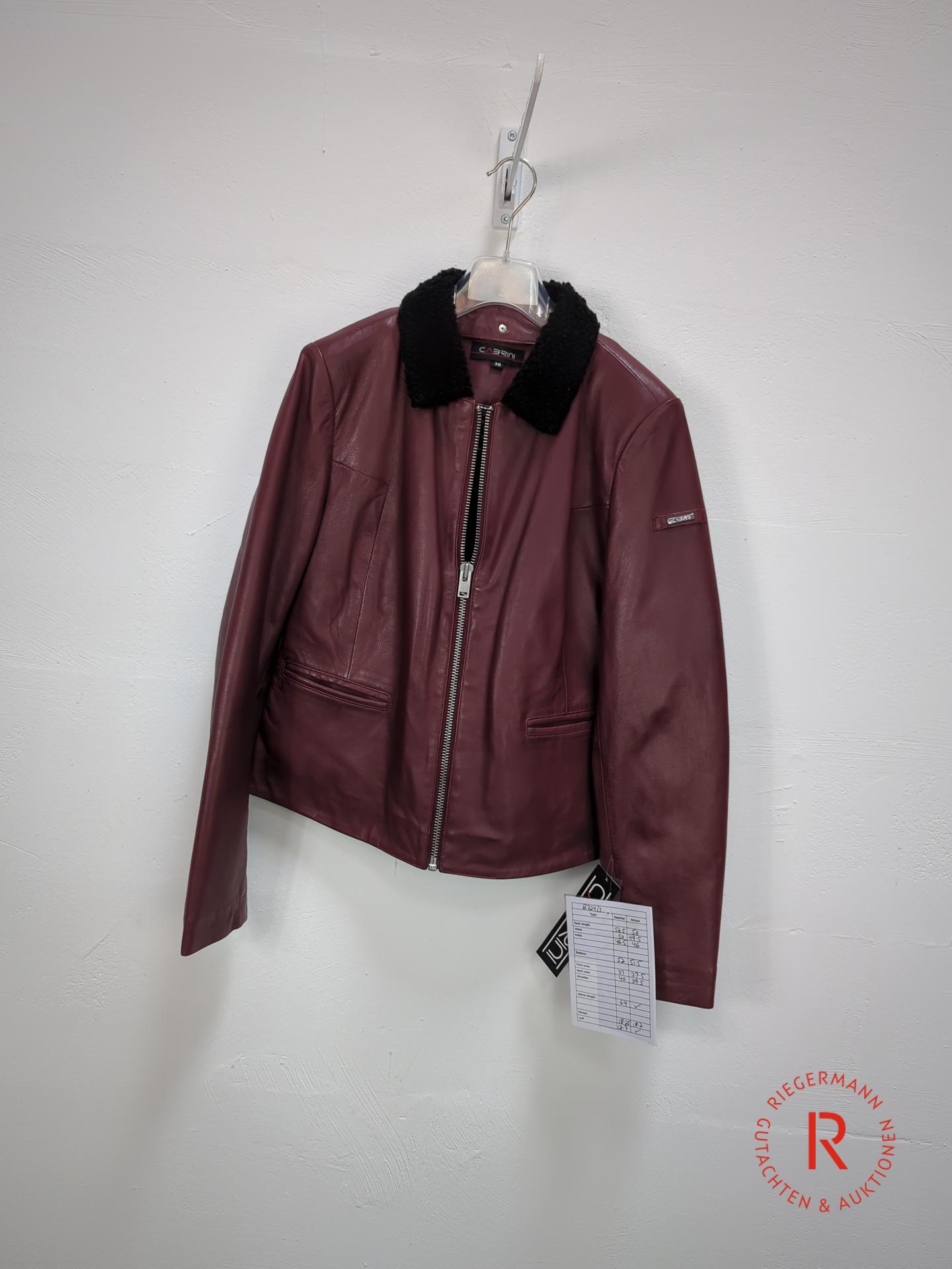 DAMEN LEDERJACKE GRÖSSE 38